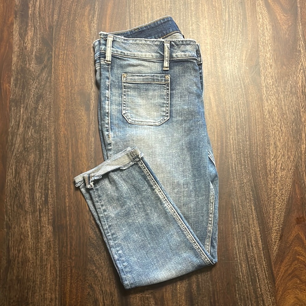 Women’s Silver Elyse Skinny Crop 11181
